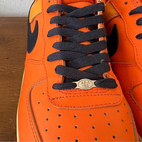Nike Mens Air Force 1 Houston Astros 06 LE Sneaker Shoes Orange 312945-841 13. main image 12